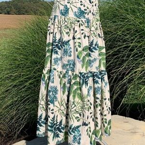 Beautiful Chicwish Tiered Greenery Maxi Skirt